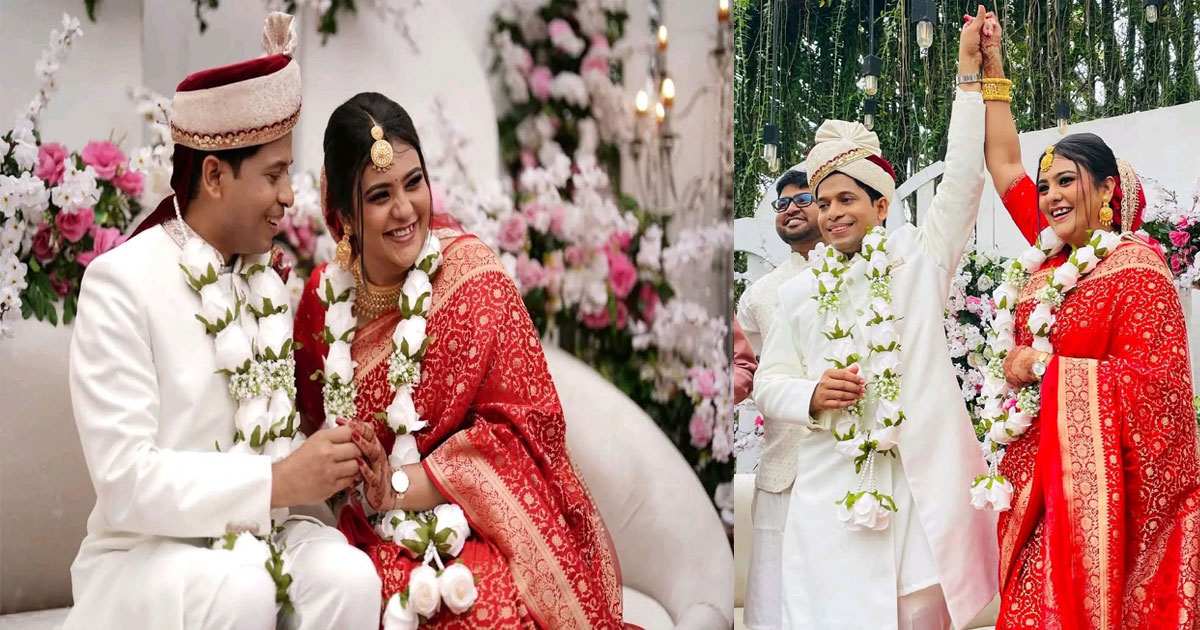 বিয়ে করলেন আলোচিত উপস্থাপিকা দীপ্তি চৌধুরী, বর ঢাবি শিক্ষক