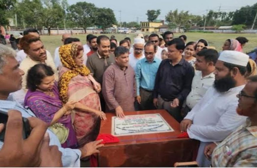 পঞ্চগড়ে চারটি শিক্ষা প্রতিষ্ঠানের একাডেমী ভবন নিমার্নে ভিত্তি প্রস্তর স্থাপন