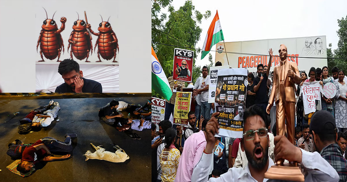 মোদির বড় চ্যালেঞ্জ ‘তেলাপোকারা’: এবার কি ভারতেও তরুণদের জাগরণ