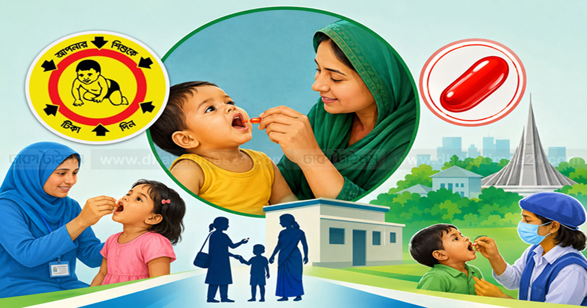 ২৮ জুন দেশব্যাপী ভিটামিন ‘এ’ ক্যাপসুল ক্যাম্পেইন শুরু