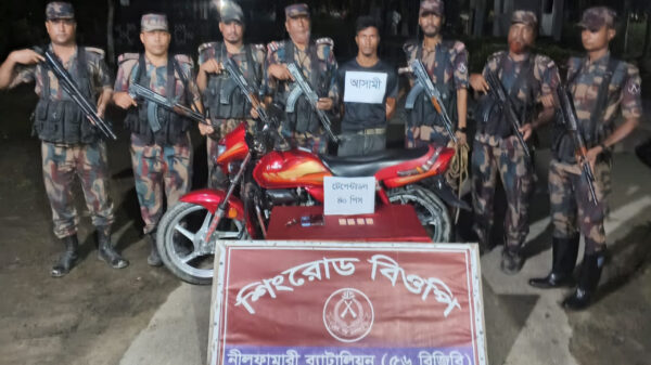 বিজিবির অভিযানে ৪০ পিস ট্যাপেন্টাডল ট্যাবলেটসহ একজন আটক