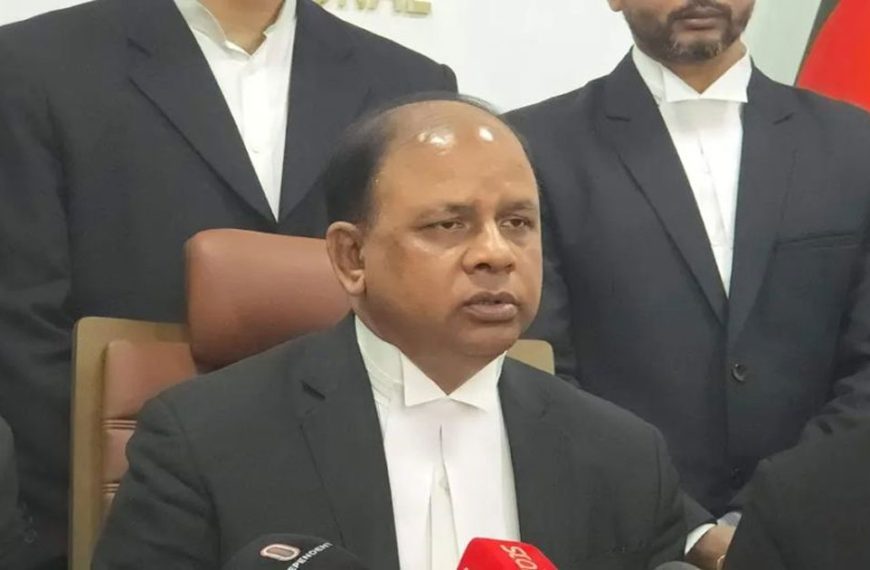 আওয়ামী লীগের করা আইনেই দলটির বিচার করা সম্ভব: চিফ প্রসিকিউটর