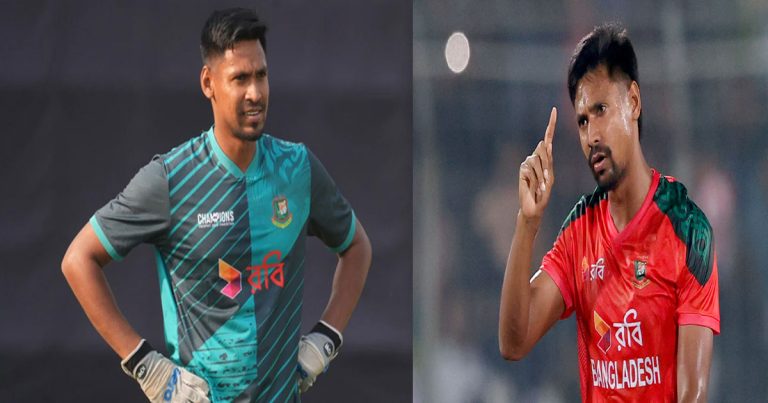 হ্যামস্ট্রিং চোটে ৪ সপ্তাহ মাঠের বাইরে মোস্তাফিজ