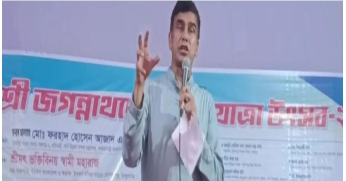 বর্তমান সরকার সকল ধর্মের মানুষের জন্য কাজ করছে- প্রতিমন্ত্রী আজাদ