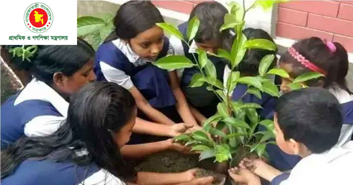 ১৫ জুলাই সব প্রাথমিক বিদ্যালয়ে পাঁচটি করে গাছের চারা রোপণের নির্দেশ