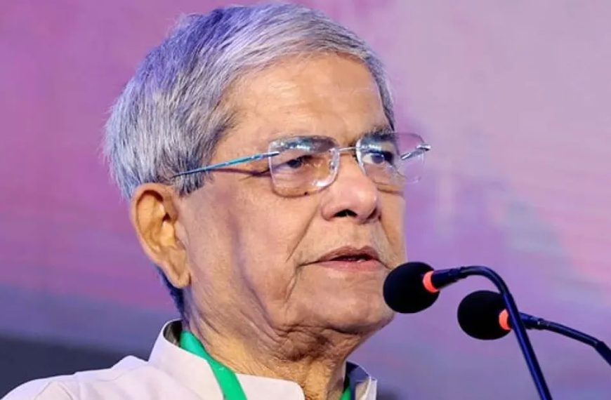 বর্ষা এলেই ঢাকার সমন্বয় সংকট প্রকট হয়ে ওঠে: মির্জা ফখরুল
