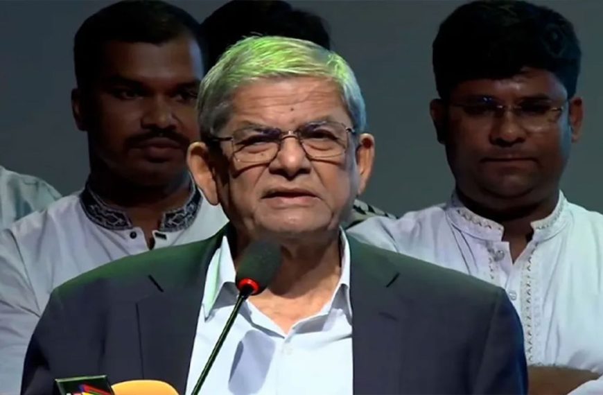সংবিধান অনুযায়ী নির্ধারিত সময়ে রাষ্ট্রপতি নির্বাচন হবে: মির্জা ফখরুল