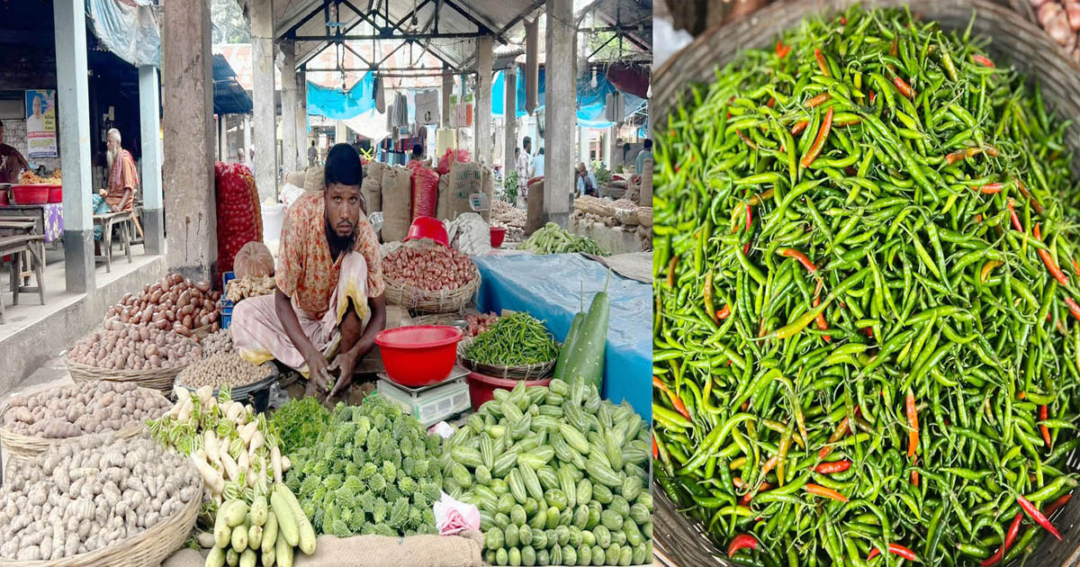 টানাপোড়েনে সংসার নিত্যপণ্যের লাগামহীন মূল্যবৃদ্ধি: কাউনিয়ায় সবজির বাজারে অস্বস্তি
