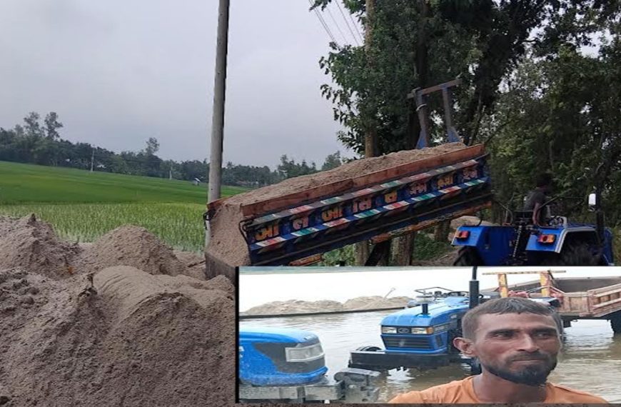 পঞ্চগড়ে বালি তুলে যাদের জীবন জীবিকা…