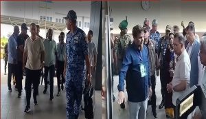 মাতারবাড়ি গভীর সমুদ্রবন্দর পরিদর্শনে প্রধানমন্ত্রী