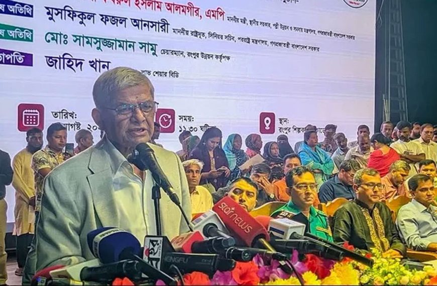 সব সংকট মোকাবিলা করে দ্রুত গ্যাস সংকটের সমাধান করা হবে: মির্জা ফখরুল
