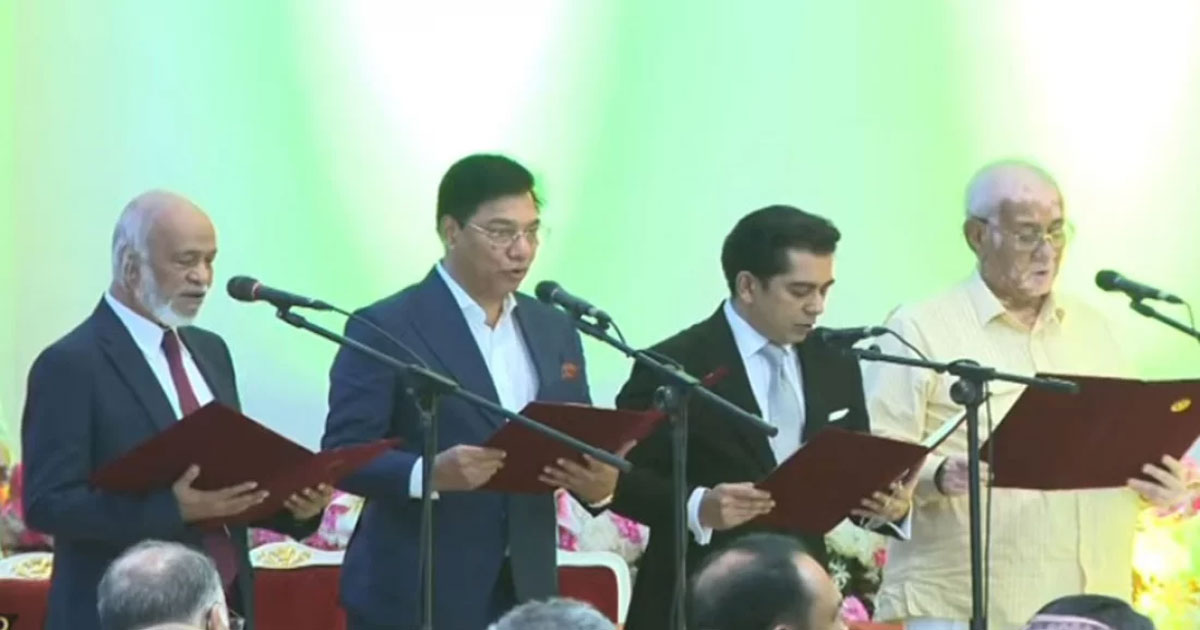 শপথ নিলেন মন্ত্রিসভার নতুন চার সদস্য