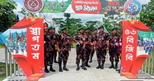 পঞ্চগড়ে সীমান্তে নির্মিত নতুন বিওপির কার্যক্রমের উদ্বোধন
