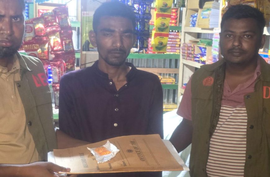 তেঁতুলিয়ায় ১০০ পিস ইয়াবা সহ একজন&hellip;
