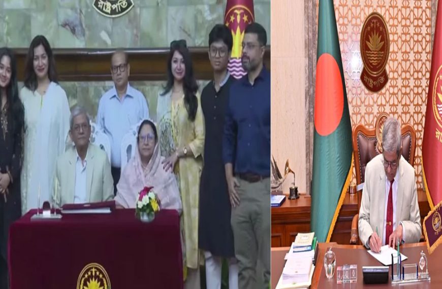 সপরিবারে বঙ্গভবনে উঠলেন নতুন রাষ্ট্রপতি
