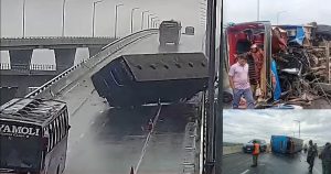 বাসের ধাক্কায় সেতুর পূর্ব পাশের রেলিং ৫০ মিটার&hellip;