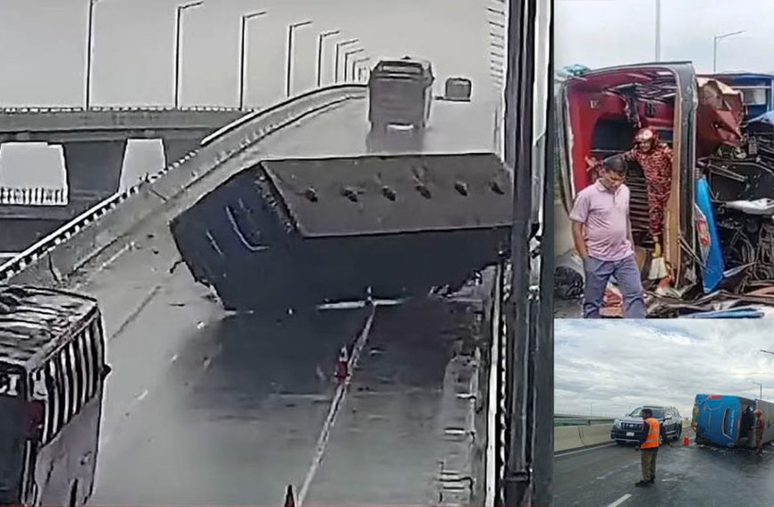 বাসের ধাক্কায় সেতুর পূর্ব পাশের রেলিং ৫০ মিটার অংশ ক্ষতিগ্রস্ত, মেরামতে ব্যয় কত