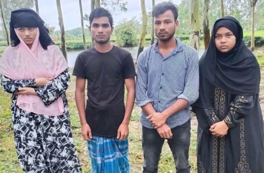 পঞ্চগড় সীমান্তে দুই দম্পতি সহ চারজন আটক