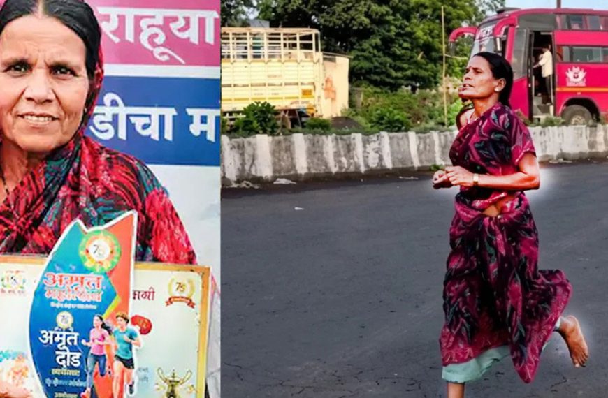 সন্তানের পড়াশোনার খরচ জোগাতে শাড়ি পরে খালি পায়ে ম্যারাথন জিতলেন মা