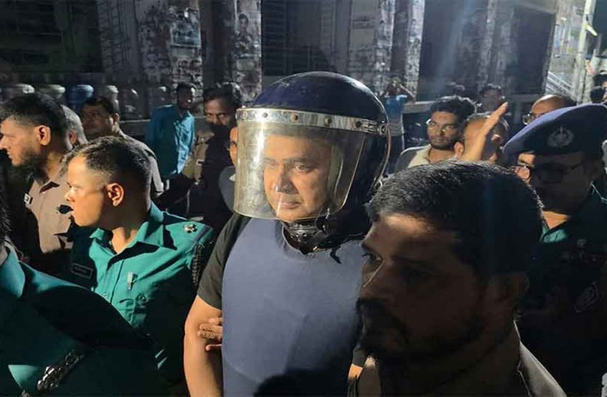 রাষ্ট্রদ্রোহের মামলায় ক্যান্টনমেন্ট থানার সেই ওসি গ্রেপ্তার, ৫ দিনের রিমান্ড