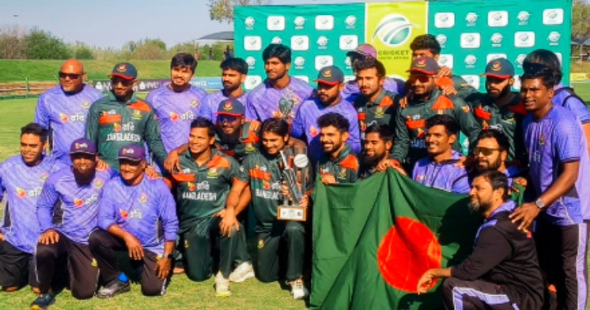 প্রোটিয়াদের হারিয়ে দাপুটে সিরিজ জয় বাংলাদেশ ‘এ’ দলের