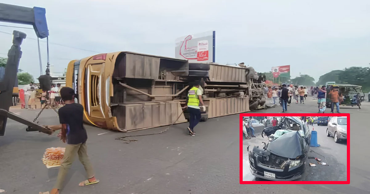 মুন্সীগঞ্জে বাস-প্রাইভেট কার মুখোমুখি সংঘর্ষ, নিহত ৪