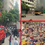 ফুটপাত উচ্ছেদ অভিযানে পুলিশ ও হকার সংঘর্ষে রণক্ষেত্র মিরপুর