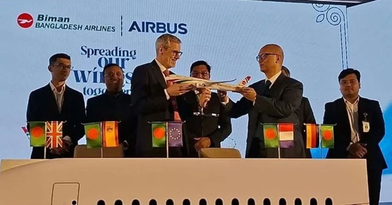 এয়ারবাসের ১০ উড়োজাহাজ কিনতে চুক্তি সই, বদলাচ্ছে বিমানের বহর