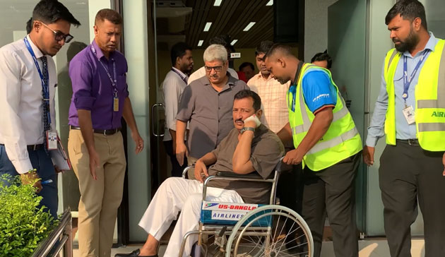 ভূমিমন্ত্রীকে উন্নত চিকিৎসার জন্য ঢাকার পিজি…
