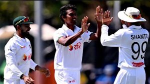 টেস্টে হ্যাটট্রিকের ইতিহাস গড়লেন হাসান মাহমুদ