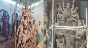 কাউনিয়ায় ৭৫ পূজামণ্ডপে চার স্তরের নিরাপত্তা