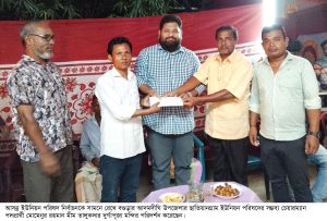 আদমদীঘিতে চেয়ারম্যান পদপ্রার্থী মীমের পূজা মন্দির পরিদর্শন