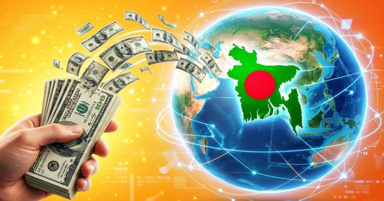 চলতি অর্থবছরে রেমিট্যান্স প্রবাহ ১৩.১ শতাংশ প্রবৃদ্ধি