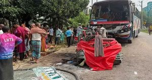 ময়মনসিংহে বাসচাপায় অটোরিকশার ৭ যাত্রী নিহত