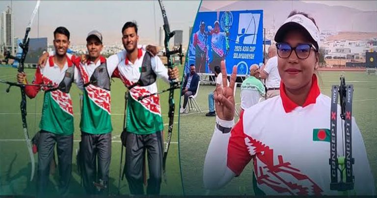 এশিয়া কাপ আরচারি: তিন স্বর্ণ নিয়ে শীর্ষে বাংলাদেশ