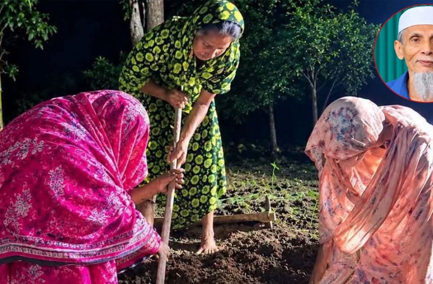 পুলিশি নিরাপত্তায় সাঈদীর মামলার বাদী মানিকের লাশ দাফন, কবর খুঁড়লেন স্ত্রী-মেয়ে-বোন